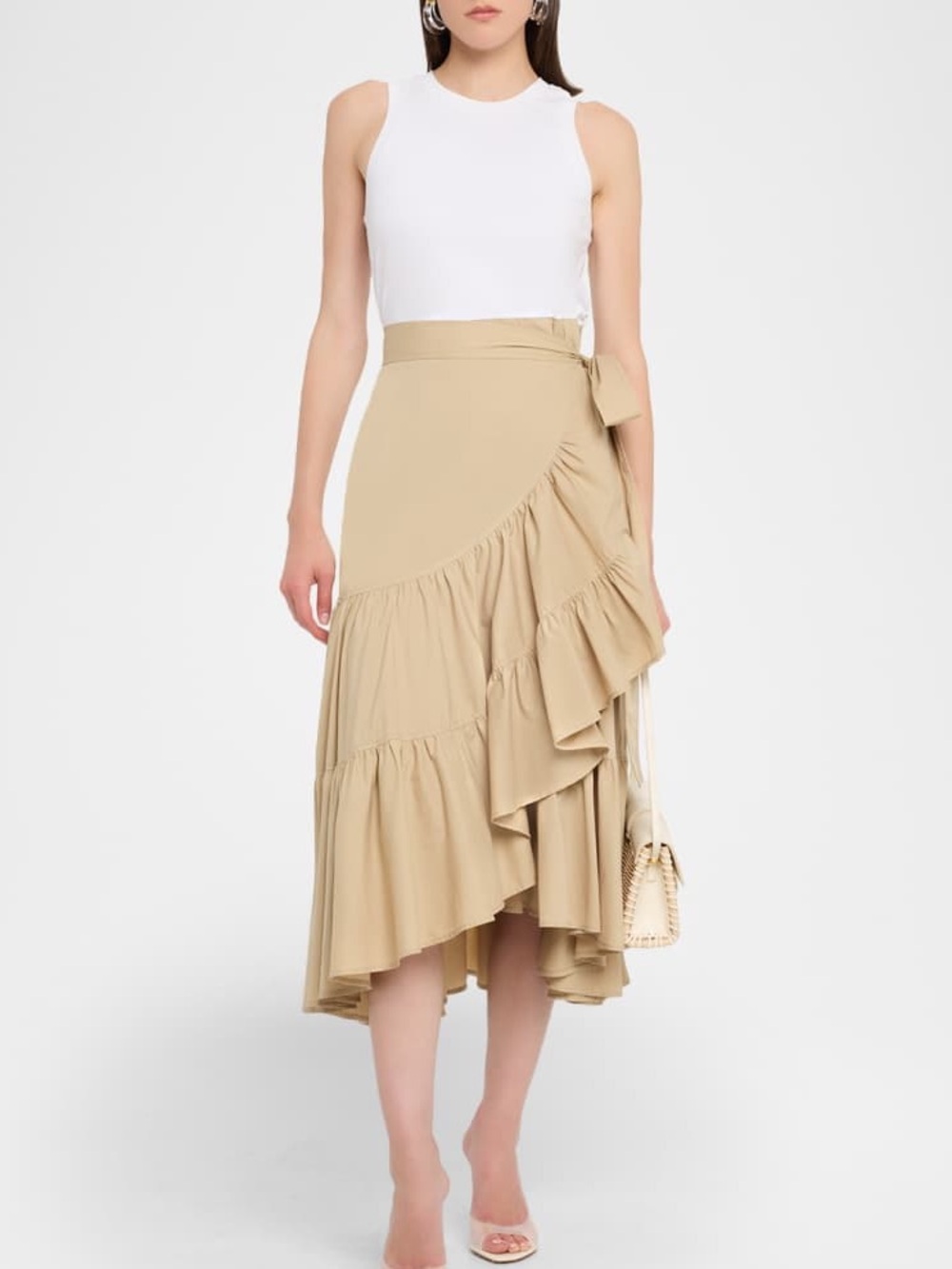 Cinq a Sept Mahlia Midi Dress. Size L Women #444
